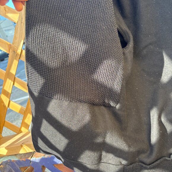 Stephan Schneider Black Wool Thinner Bomber Jacket Size 5 - Medium - Picture 15 of 16